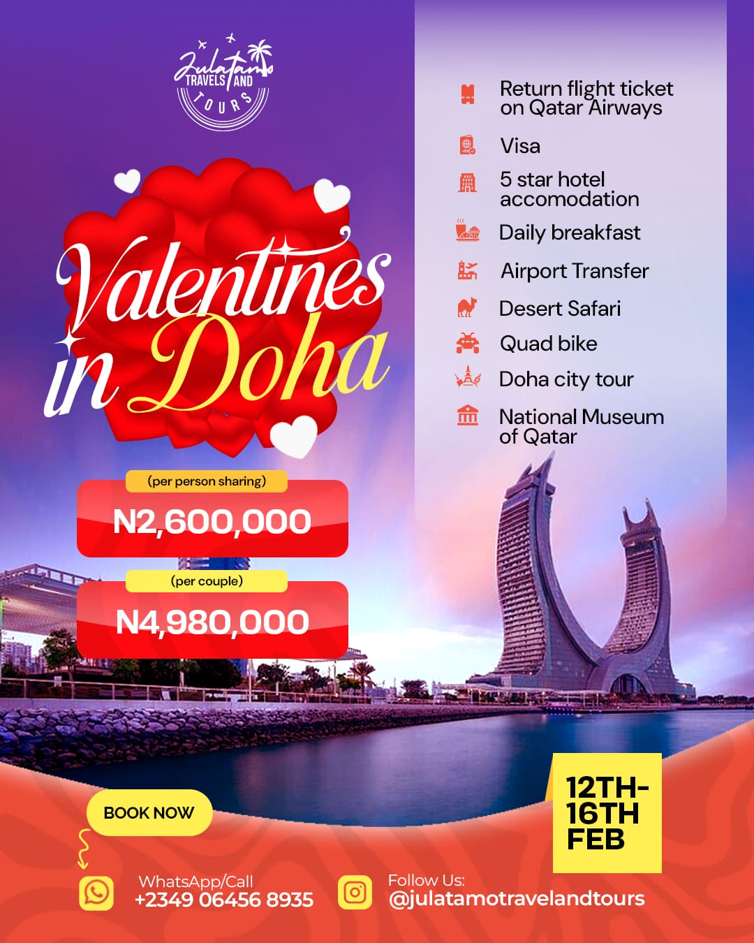 Valentine Travel Promo thumbnail