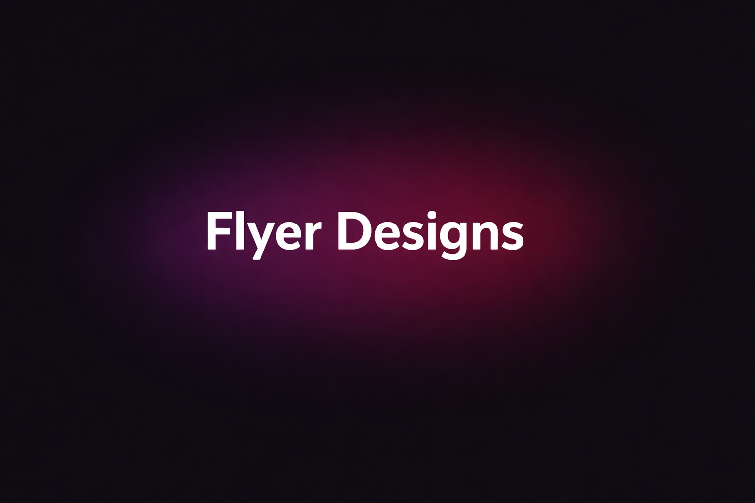 Flyer designs banner