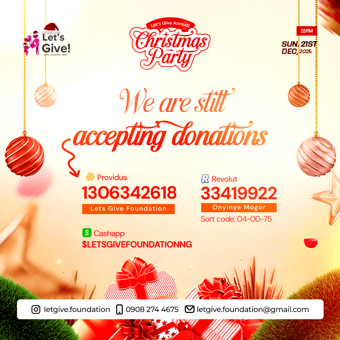 Let's Give Foundation Annual Christmas Party (still accepting donations) thumbnail
