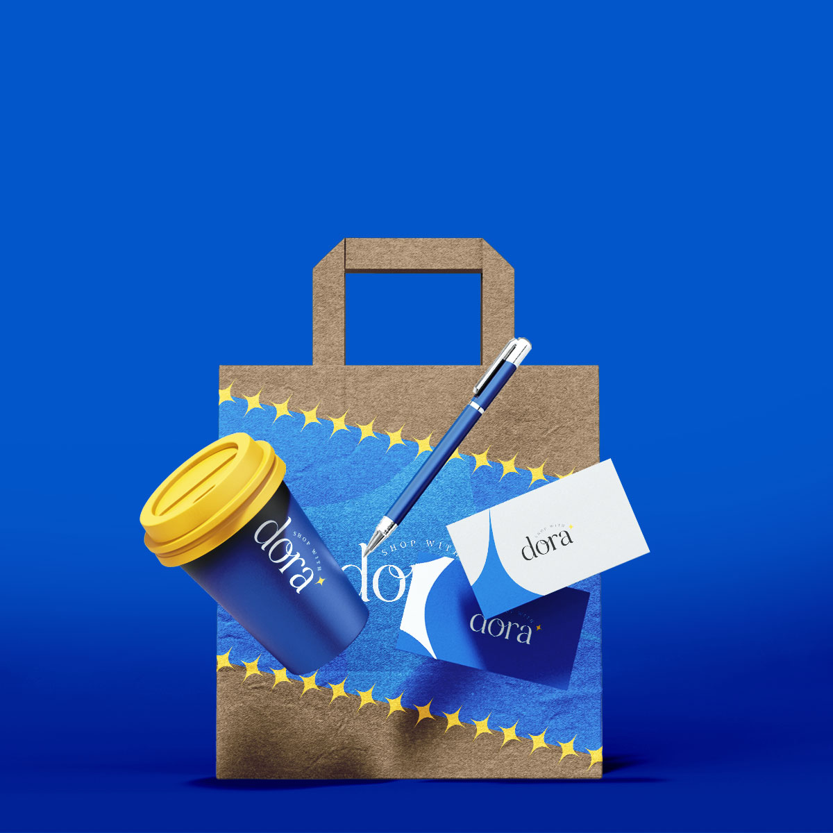 Shop with Dora logo reveal preview